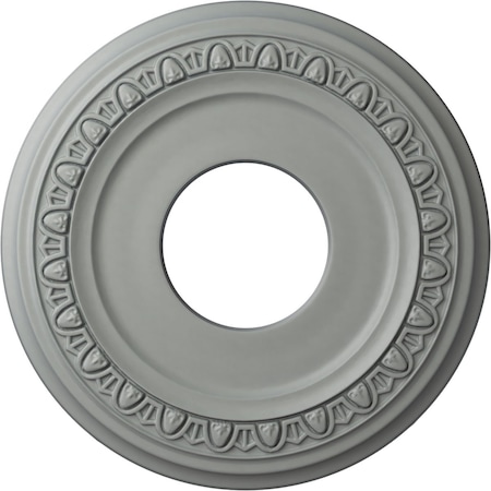 Ekena Millwork Jackson Ceiling Medallion (Fits Canopies up to 7 3/8"), 12 1/4"OD x 4"ID x 1 1/8"P, Primed White CM12JA